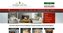 Desktop Screenshot of exquisitefireplaces.co.uk