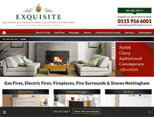 Tablet Screenshot of exquisitefireplaces.co.uk